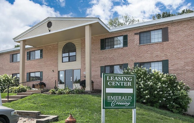 Leasing office at Emerald Crossing Apartments