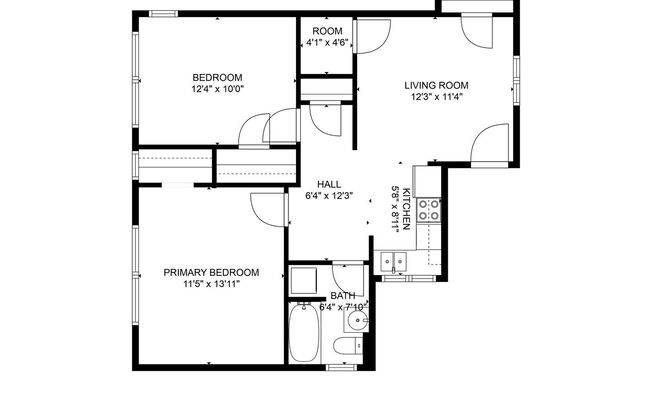 2 beds, 1 bath, 687 sqft, $955, Unit 7