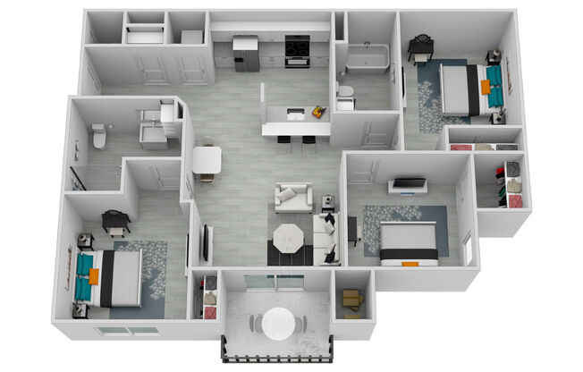 3 beds, 2 baths, 1,257 sqft, $1,875