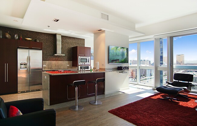 The Martin 1807-Strip/city Views form this Stunning Fully Furnished 2Bd/2Ba Residence