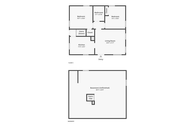 2 beds, 1 bath, $1,395