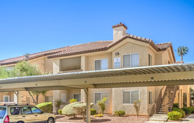 Condo on 2nd floor - Move-in Ready - 3 bedrooms, 2 baths, covered parking,  Gated - Spring Valley