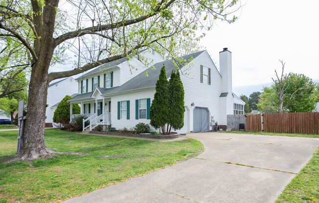 Beautiful home is situated in the heart of Chesapeake.
