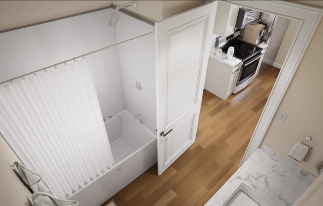 1 bed, 1 bath, 561 sqft, $1,236