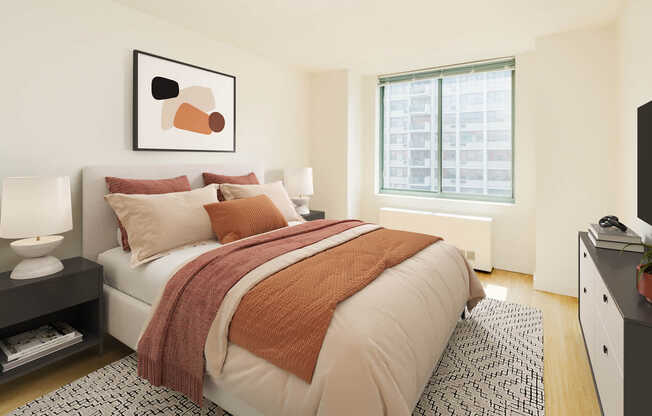 Bedroom with Hard Surface Flooring