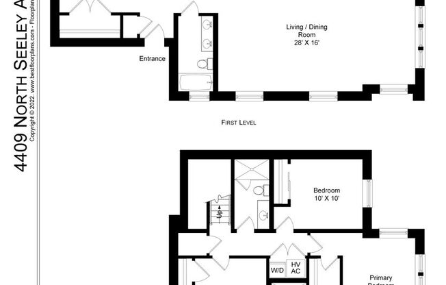 3 beds, 3 baths, 2,094 sqft, $4,400, Unit 4409-1A