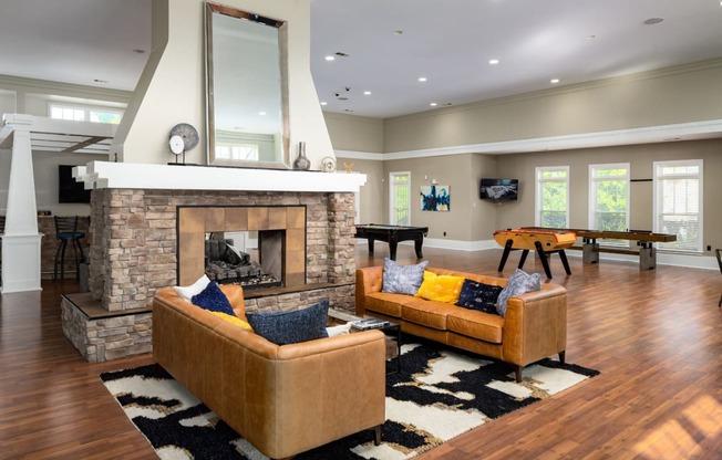 Modern Clubhouse at Abberly Place at White Oak Crossing in Garner, NC