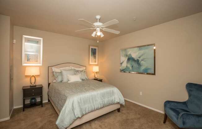 Comfortable Bedroom With Accessible Closet at The Pavilions by Picerne, Nevada