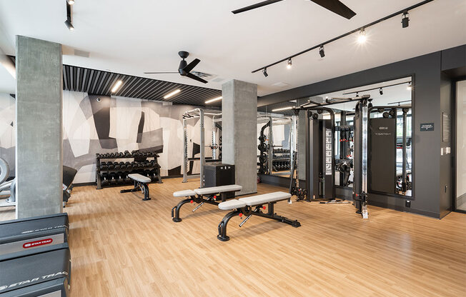 forte on the park apartments fitness center