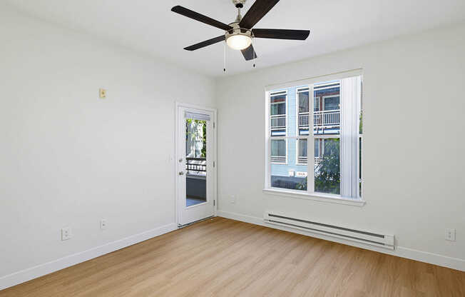 Bedroom with Hard Surface Flooring