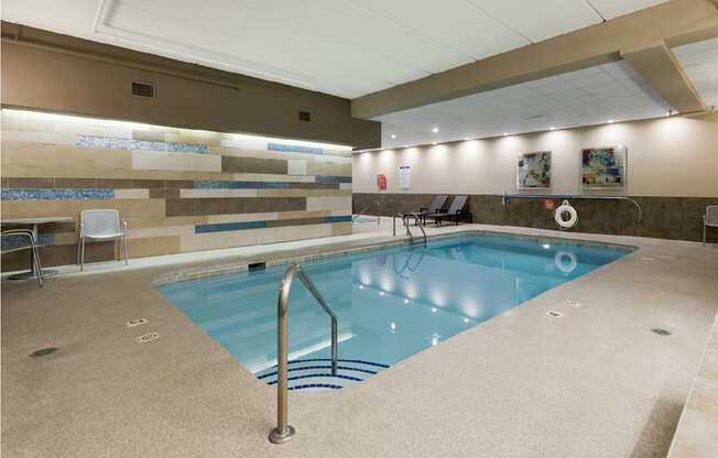 Indoor Pool at Axon Green Apartments in West Maka Ska 
