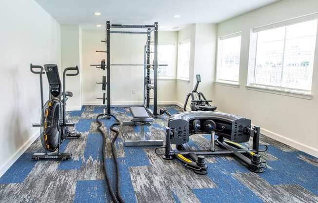 Fitness center at Sundance Apartments, Indianapolis, Indiana