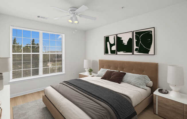 Bedroom with Hard Surface Flooring