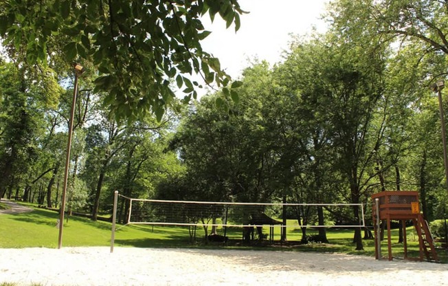 Sand Volleyball Court at apartment community