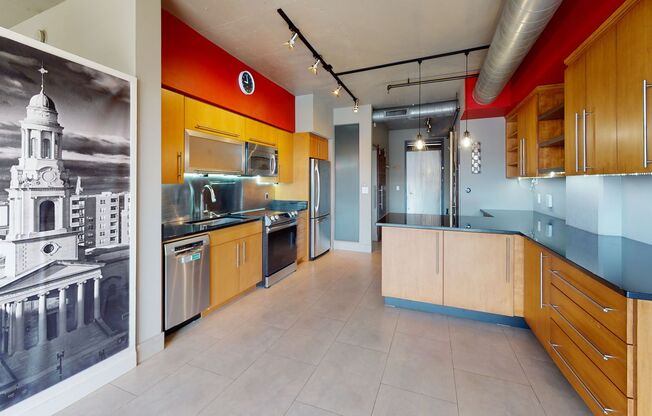 Modern & Sleek One Bedroom Plus Office/Den Apartment W/Views, Two Parking Spaces,  Two Bathrooms, Pets Welcomed, & Much More