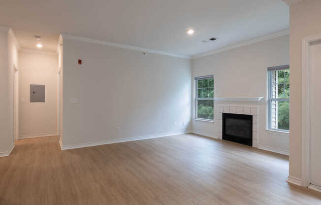 Living Room with Hard Surface Flooring