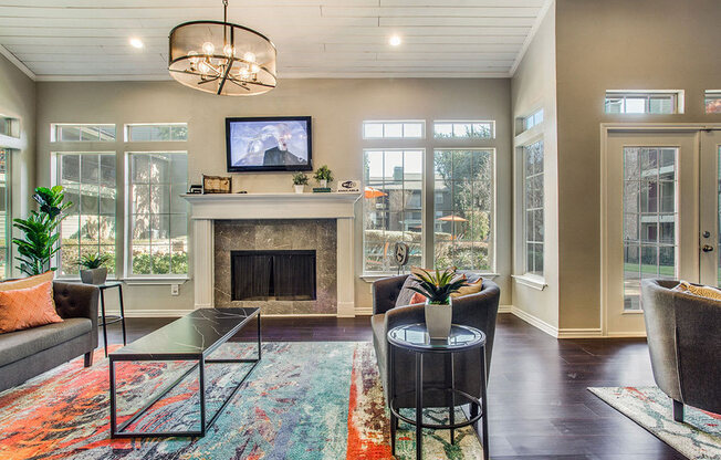 Lounge Area at Newport Apartments, CLEAR Property Management, Irving, TX, 75062