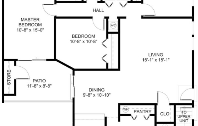 3 beds, 2 baths, 1,224 sqft, $2,040, Unit 2602
