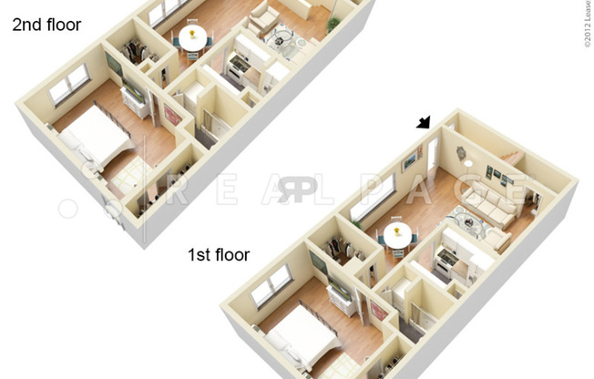 1 bed, 1 bath, 735 sqft, $1,498