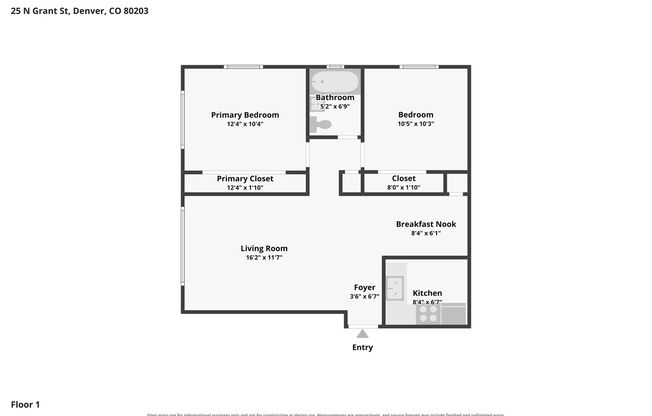 2 beds, 1 bath, 700 sqft, $1,395, Unit 202