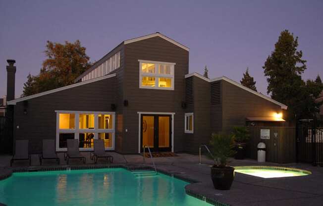 Fair Oaks, CA Hazel Ranch Apartments exterior pool 