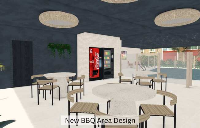 New BBQ area design for a restaurant