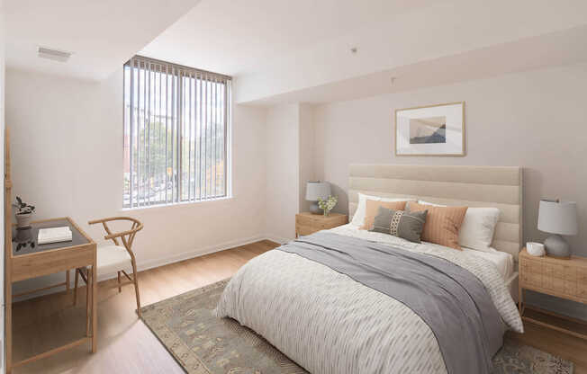 Bedroom with Hard Surface Flooring