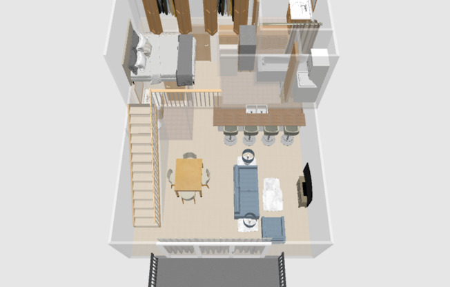 1 bed, 1.5 baths, 810 sqft, $1,480, Unit 302-308