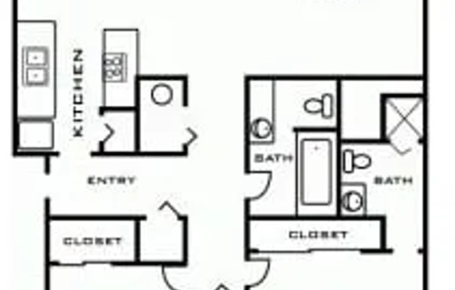 2 beds, 2 baths, 1,050 sqft, $1,999, Unit 109