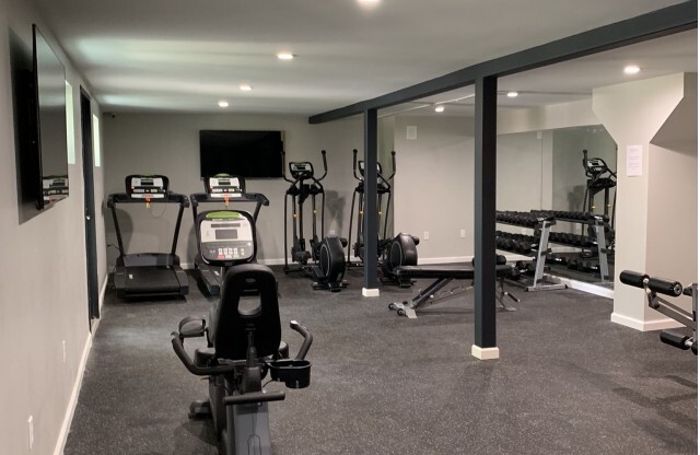 Nice equipment in exclusive fitness center amenity at The Wellington in Hatboro, PA apartment rentals