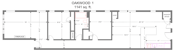 2 beds, 1 bath, 1,141 sqft, $1,292