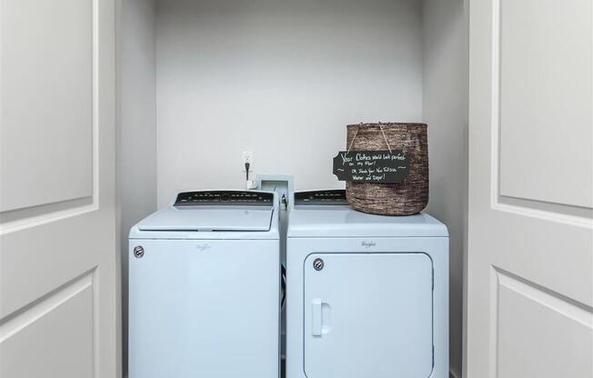 In-Unit Berewick Pointe Washer And Dryer in North Carolina Rentals