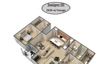 2 beds, 2 baths, 1,319 sqft, $1,850, Unit 3FP5148