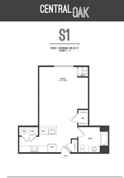 Studio, 1 bath, 685 sqft, $2,127