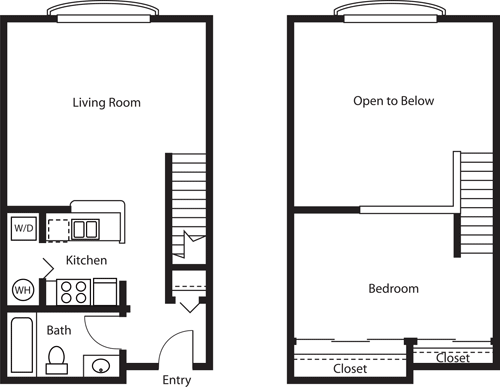 1 bed, 1 bath, 646 sqft, $2,045, Unit 711