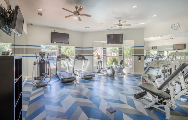 Fitness Center  at Parmer Place Apartments in Austin