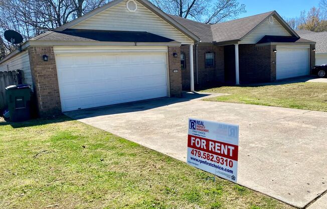 3 Bed 2 Bath Duplex for Rent in Fayetteville!