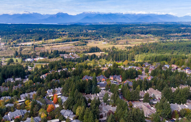 view form property of surrounding mountains