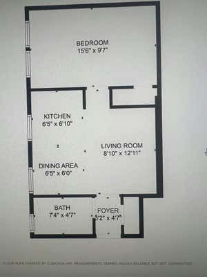 1 bed, 1 bath, 450 sqft, $1,900, Unit D4