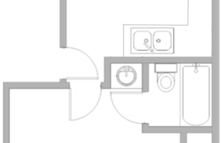 1 bed, 1 bath, 400 sqft, $829, Unit 8506