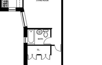 1 bed, 1 bath, 1,100 sqft, $5,095, Unit 6D