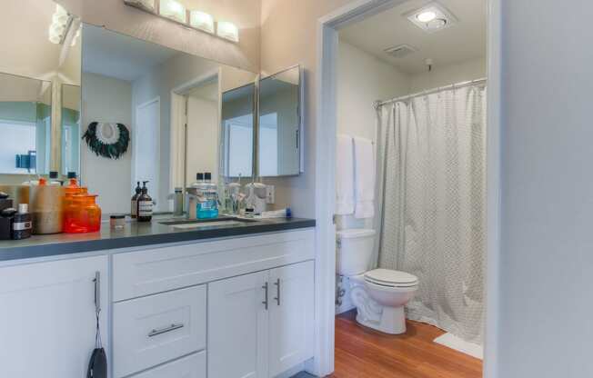 Additional Bathroom at La Vista Terrace, Hollywood, California