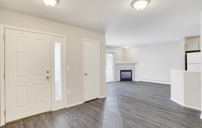 Two Bedroom Townhome- Entrance/ Living Area