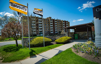 Carriage Park Apartments Covered Bus Stop