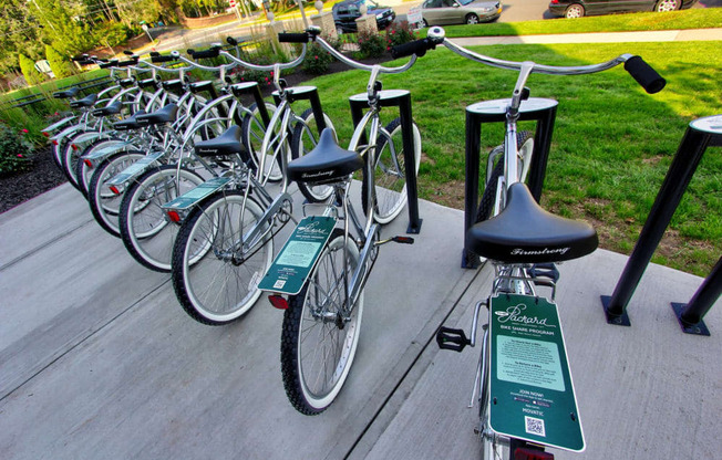 bikes at The Packard, West Hartford