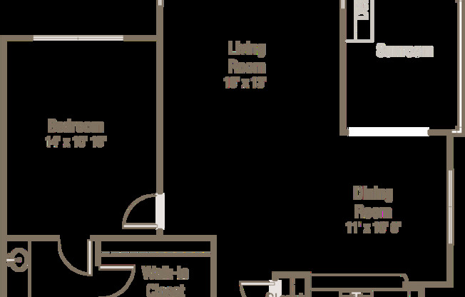 1 bed, 1 bath, 991 sqft, $1,570