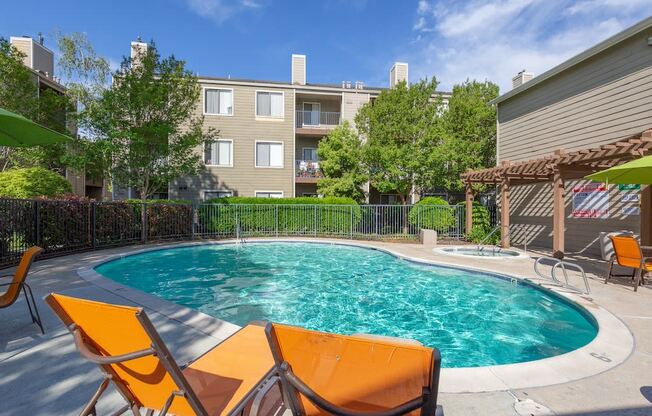 California Place Lounge Chairs by Pool