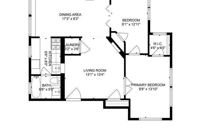 1 bed, 1 bath, 625 sqft, $1,395, Unit 3