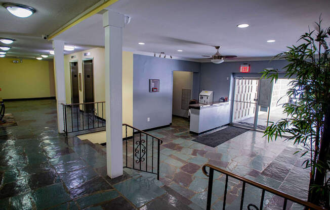 Silver Spring House Apartments Lobby Office Entry