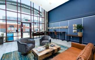 furnished lobby with lounge seating